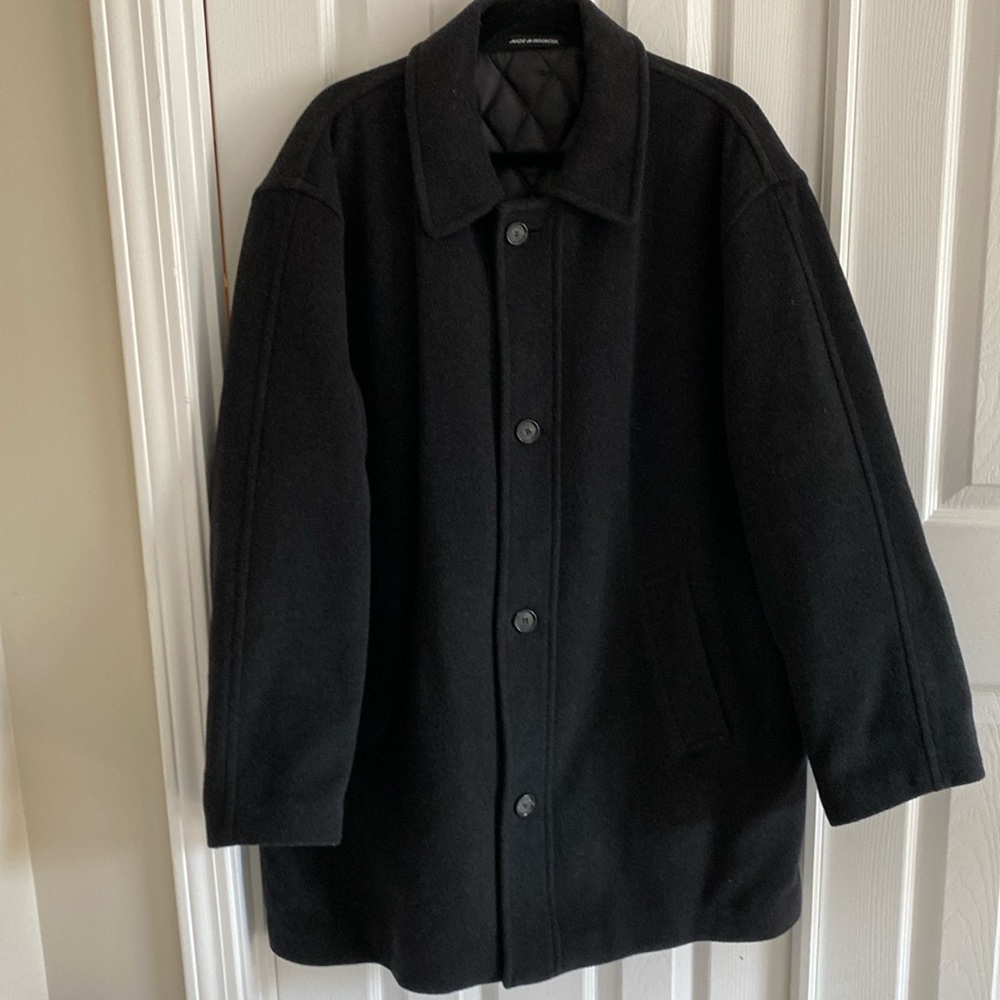 44R Ralph Lauren overcoat wool cashmere blend